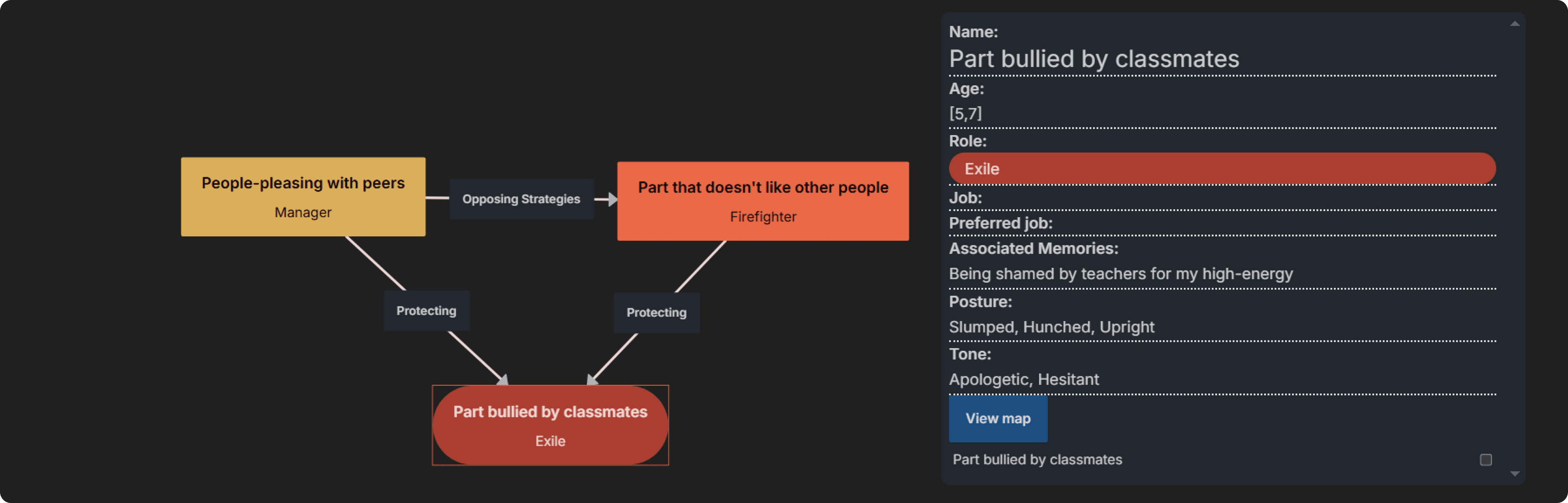 starting parts map